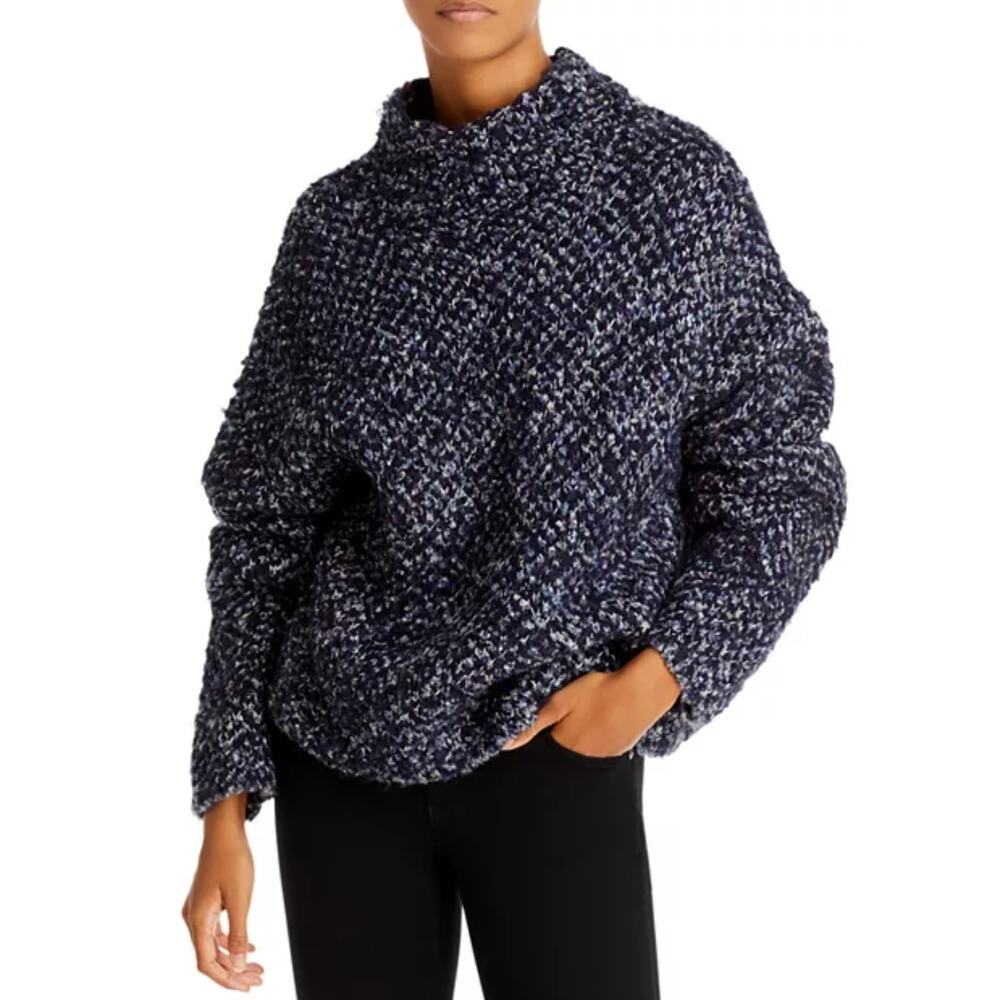 3.1 Phillip Lim Mock Neck Boucle Sweater Wool Blend Size Small